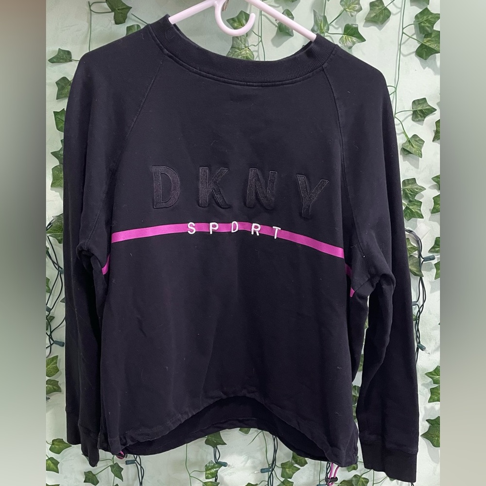 Black DKNY SPORT crewneck